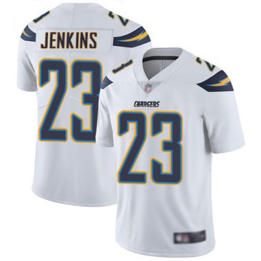 Los Angeles Chargers NFL Football Rayshawn Jenkins White Jersey Men Limited  #23 Road Vapor Untouchable->women nfl jersey->Women Jersey